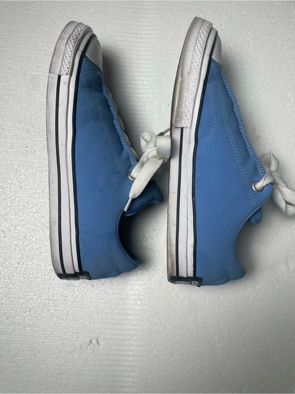 Converse Blue and White Low Top Sneakers - Picture 6 of 6